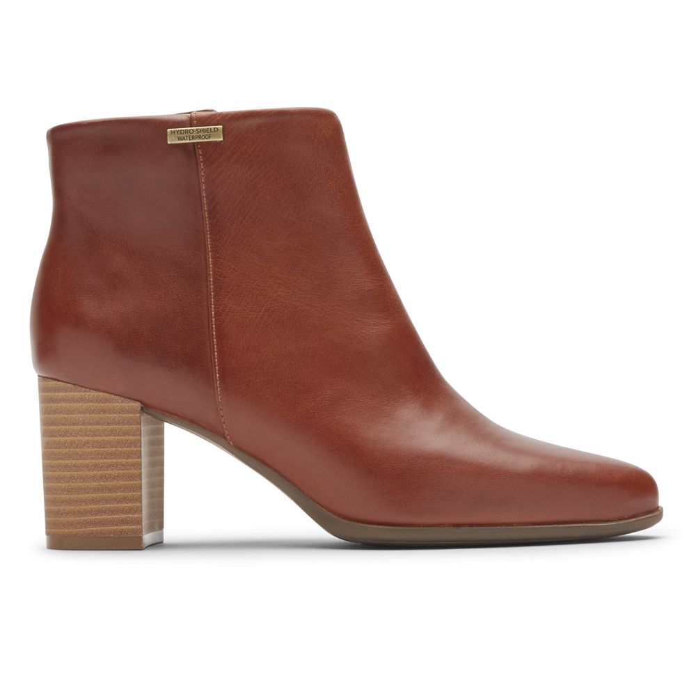 Rockport Camdyn - Womens Booties - Brown - NZ (FUX-921846)